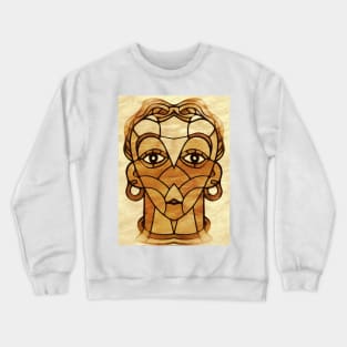 portrait cubism Crewneck Sweatshirt